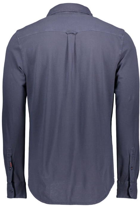 Superdry vintage destroy pique ls shirt